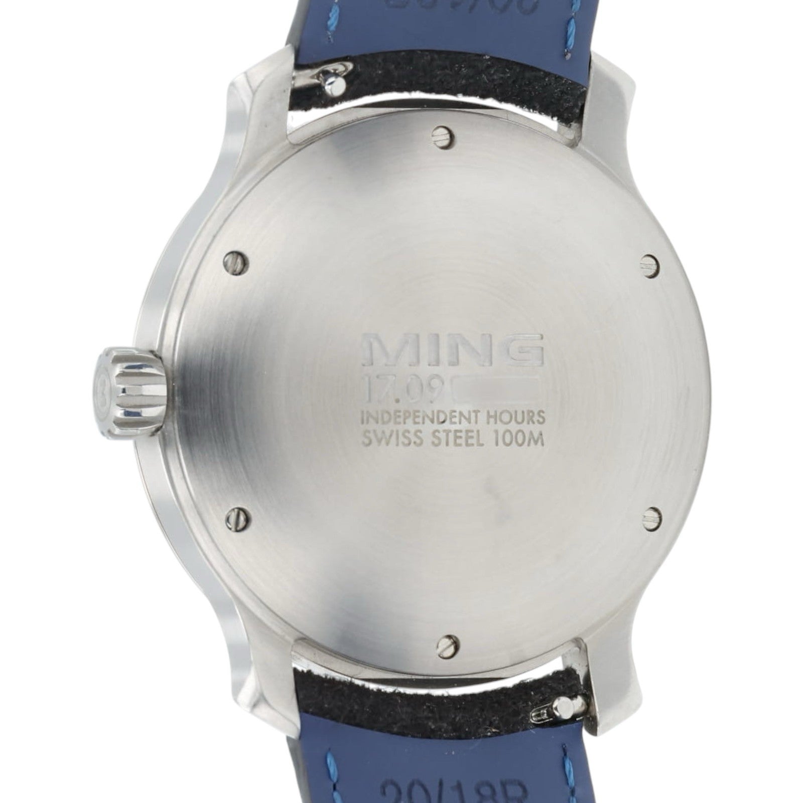 Ming Blue Dial Stainless Steel 38mm Automatic Movement Men’s Watch 17.09