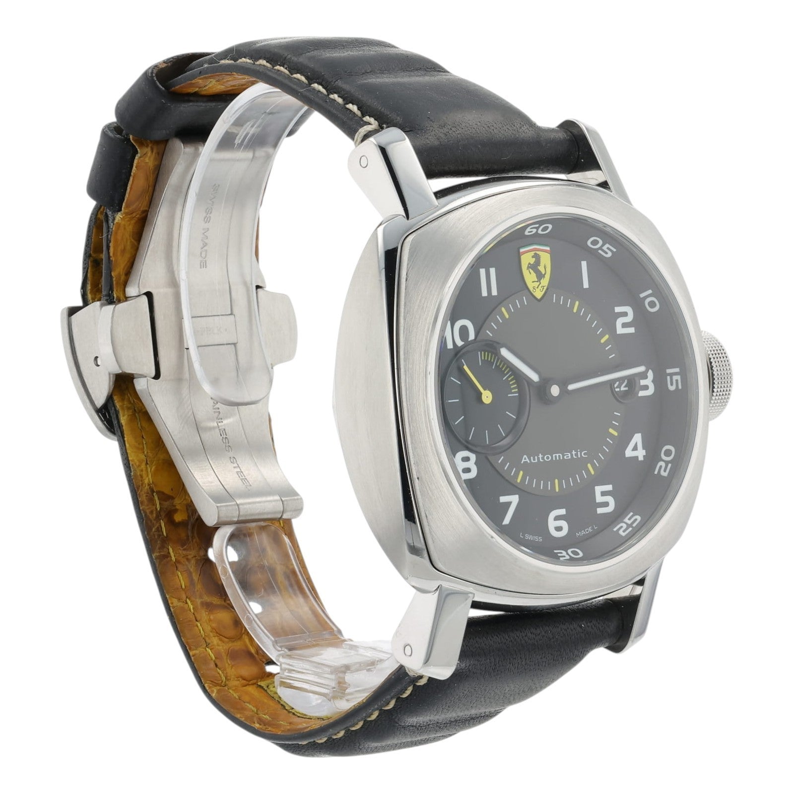 Panerai Ferrari Black Dial Stainless Steel 45mm Automatic Men's Watch - FER00002
