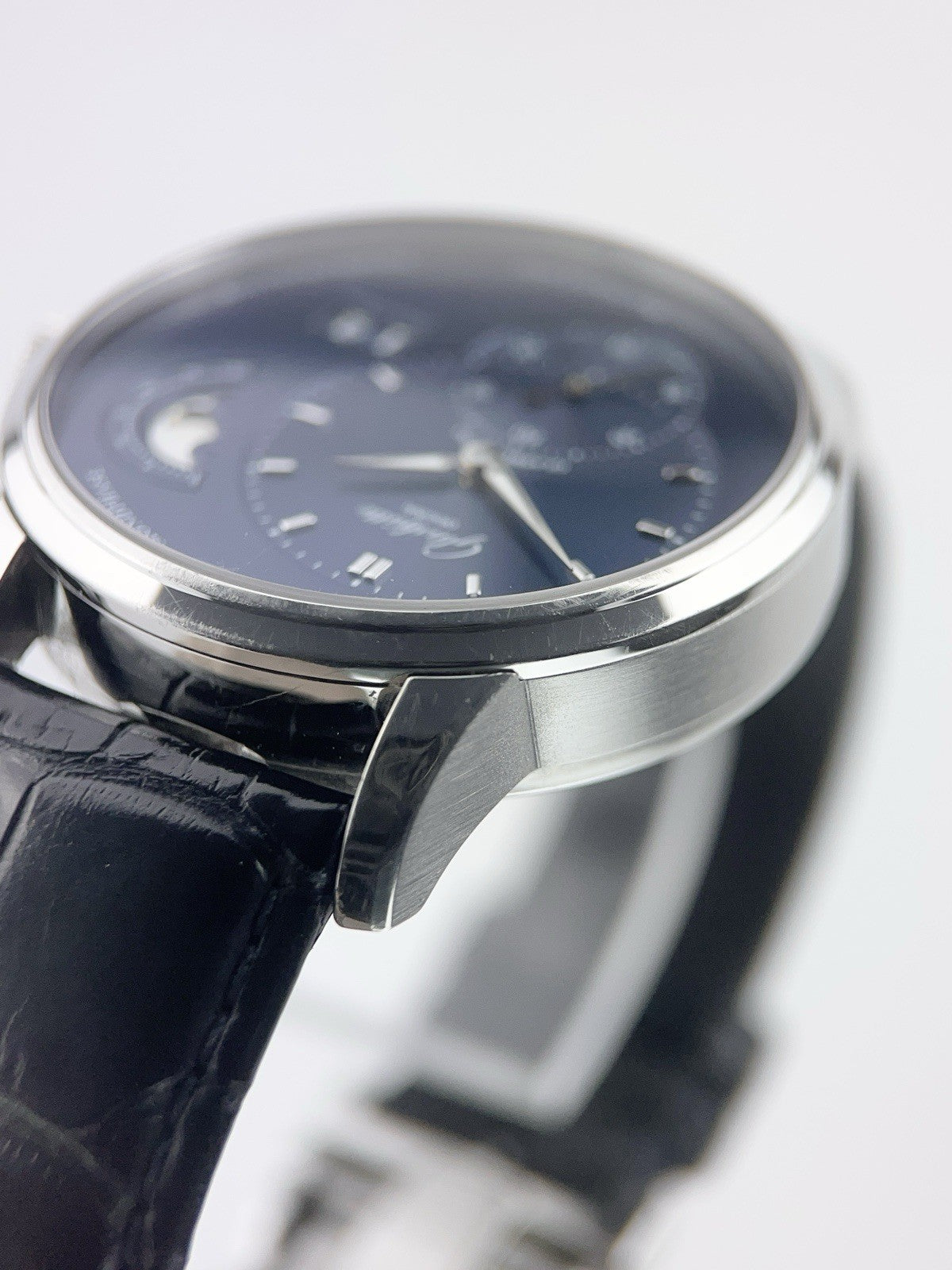 Glashutte PanoMaticLunar Steel Blue Dial 40mm Automatic Men's 1-90-02-46-32-01