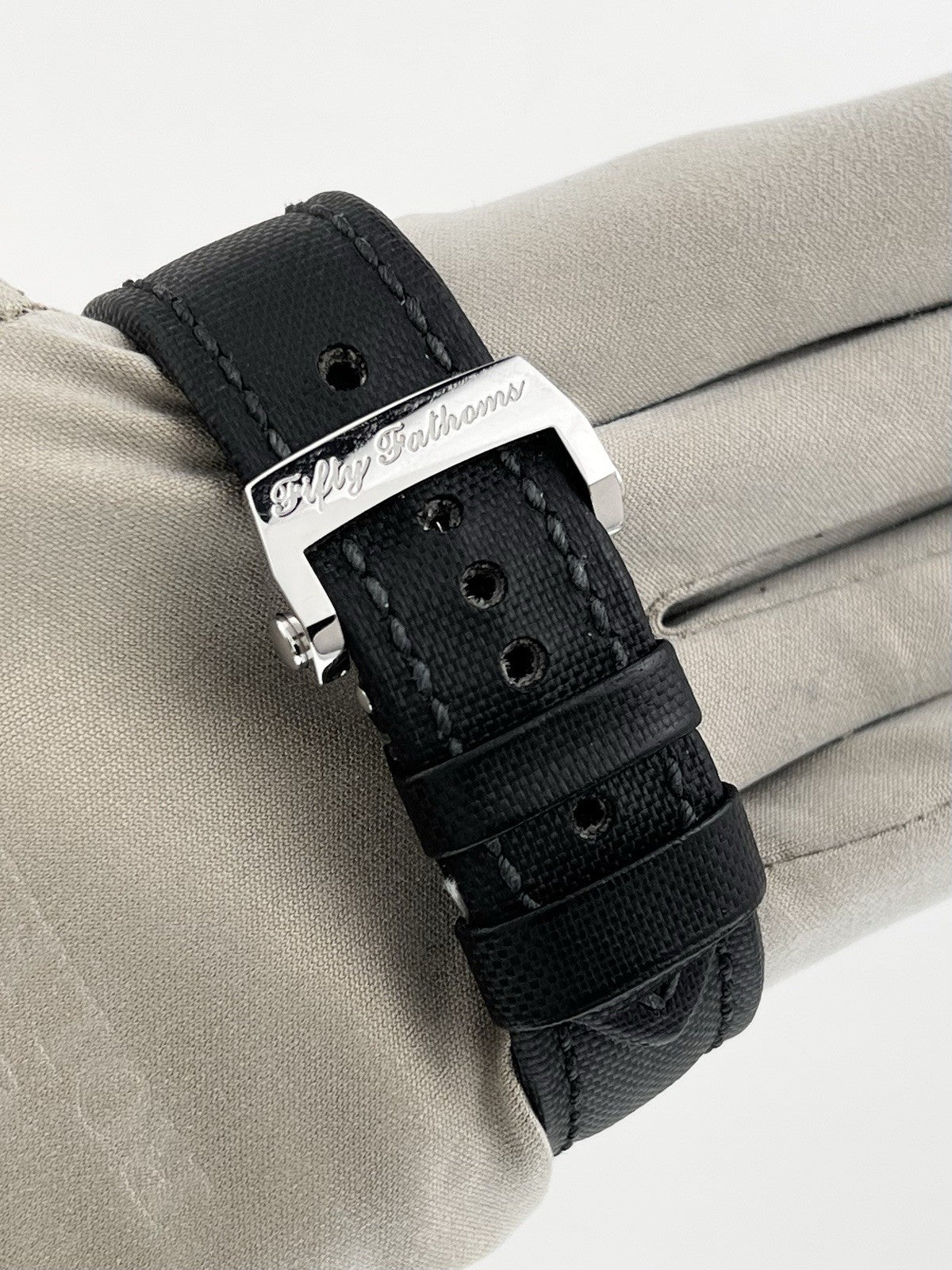 Blancpain Fifty Fathoms Steel Black Dial 45mm Automatic Mens Watch 5015