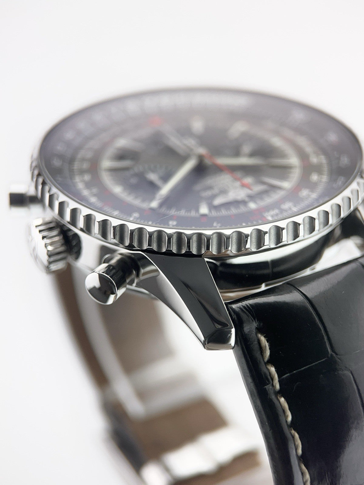 Breitling Navitimer Stainless Steel Black Dial 48mm Automatic Men’s AB0441 - B/P