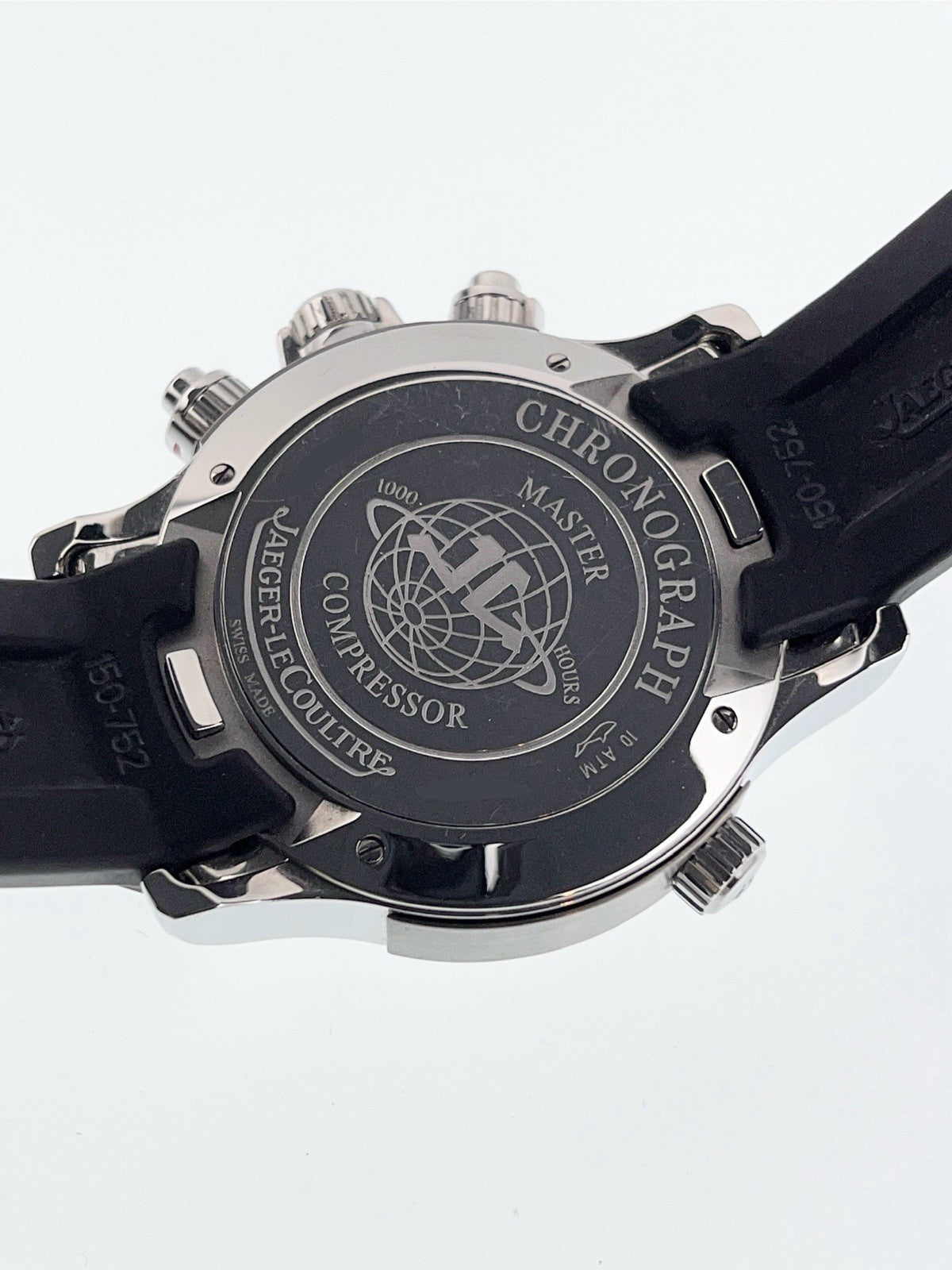 Jaeger-LeCoultre Stainless Steel Black Dial 46mm Automatic Mens Watch Q1768470