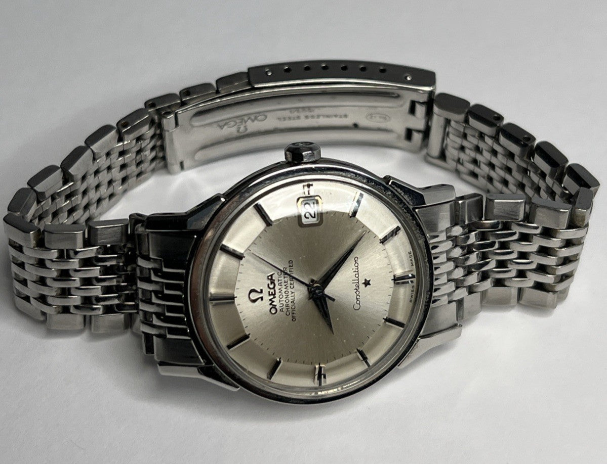 Omega Constellation Pie Pan 168.005 34mm Cal 564 Date Watch & 1503/1 Bracelet