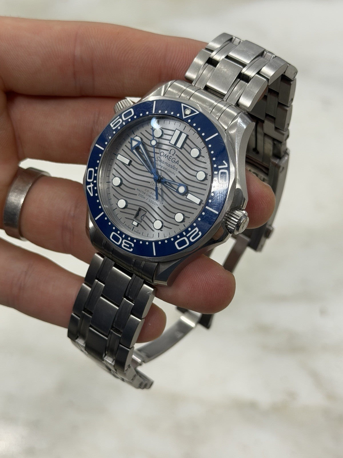 2024 Omega Seamaster Steel Gray Dial 42mm Automatic Watch 210.30.42.20.06.001