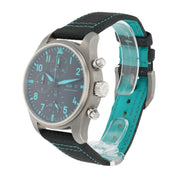 IWC Petronas Pilot Chronograph Titanium Black Dial 41mm Auto Mens Watch IW388108