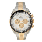 NEW 2024 Omega Speedmaster Moonwatch Gold And Steel Manual 310.20.42.50.02.001