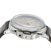 Panerai Luminor Brown Dial Stainless Steel 47mm Manual Wind Men's Watch PAM00663