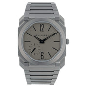 Bvlgari Octo Finissimo Titanium Grey Dial 40mm Automatic Men's Watch BGO40TXT