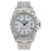 Rolex Explorer II Stainless Steel White Dial 42mm Automatic Mens Watch 16570