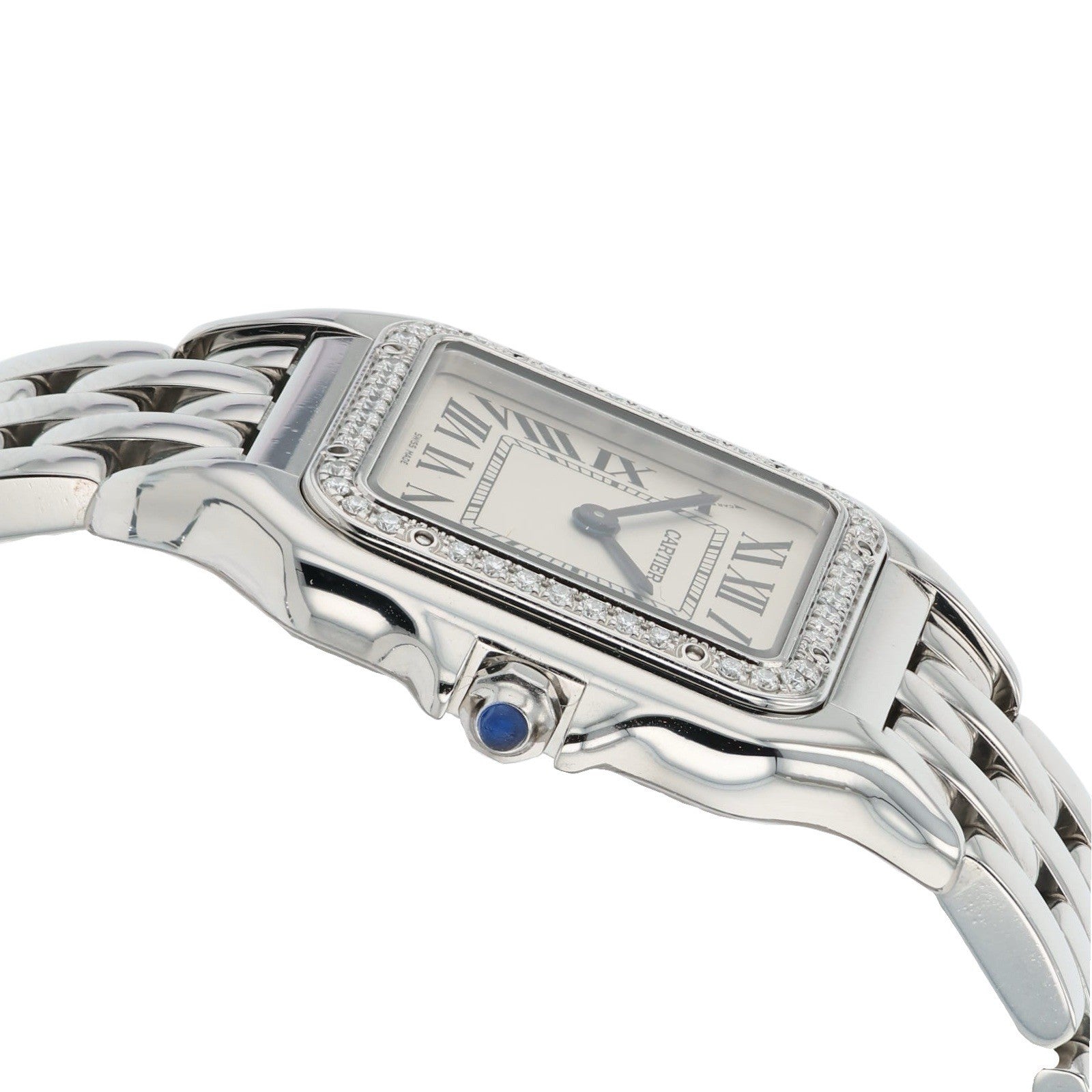 Cartier Panthere De Cartier Medium White Dial Quartz Women's Watch W4PN0008