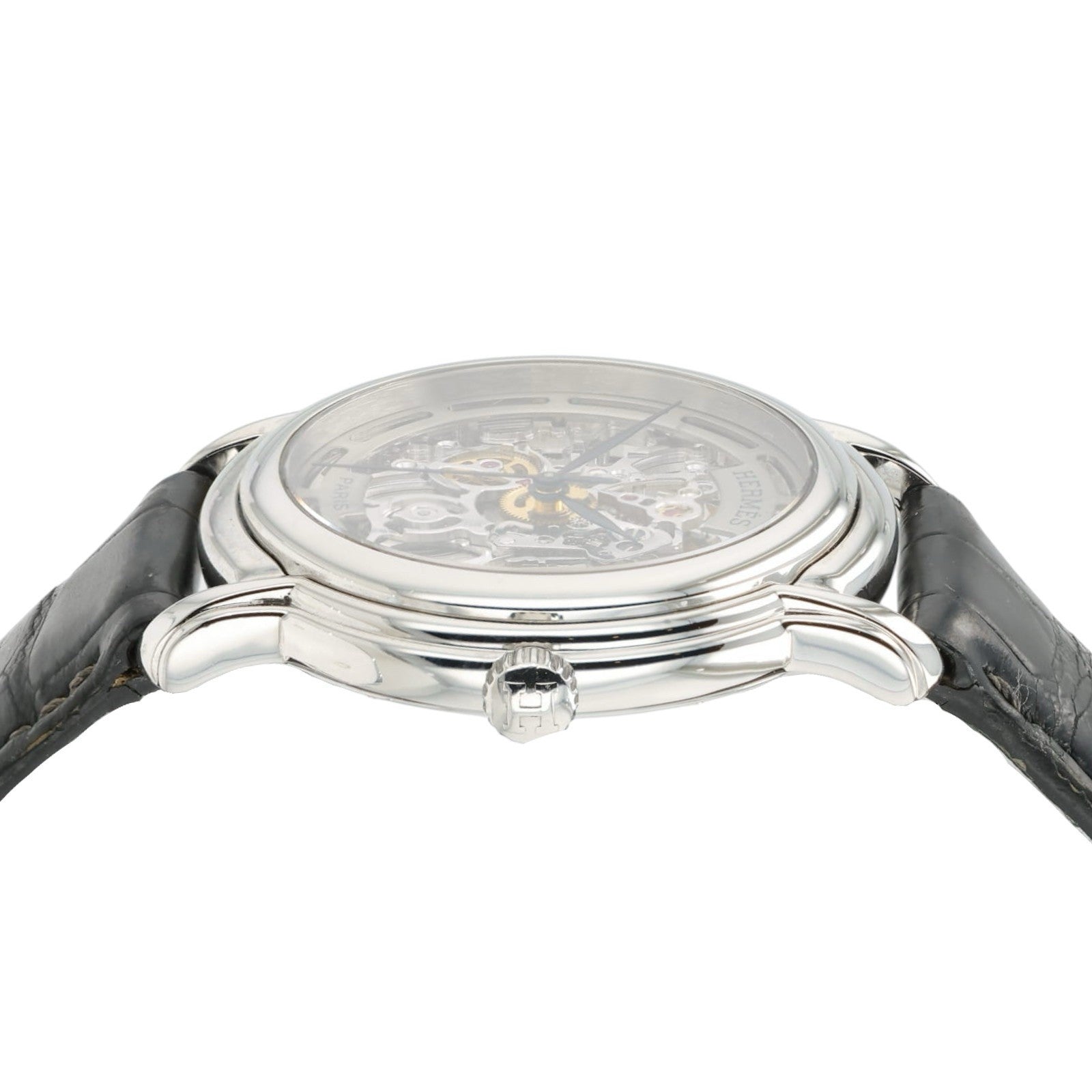 Hermes Sesame Skeleton Dial Stainless Steel 36mm Automatic Men’s Watch SM1.710