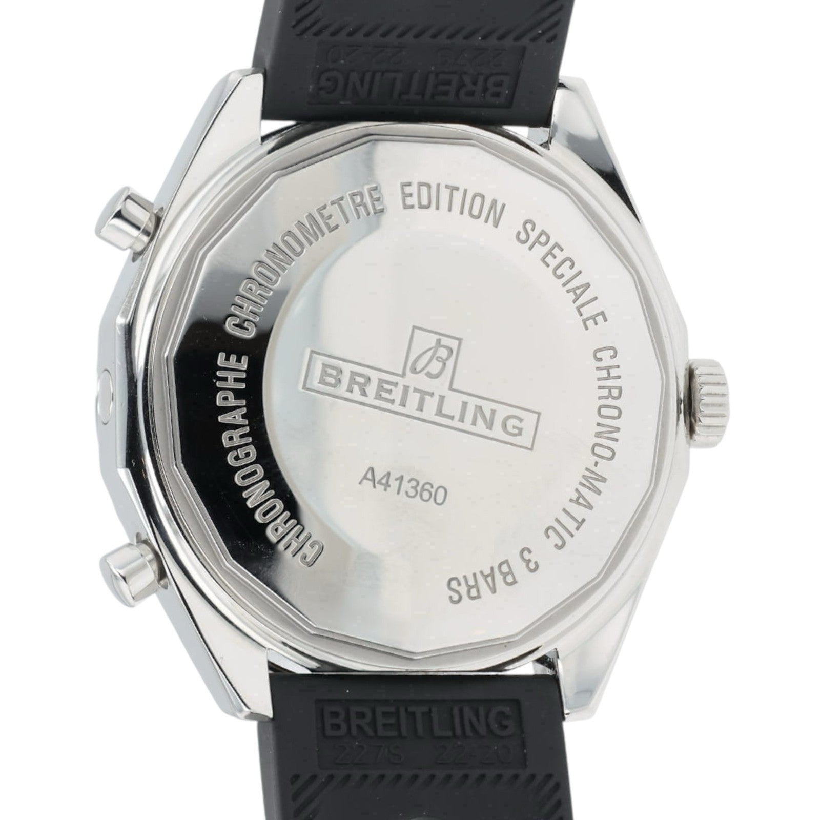 Breitling Chronomatic Silver Dial Stainless Steel 44mm Automatic Men’s A41360