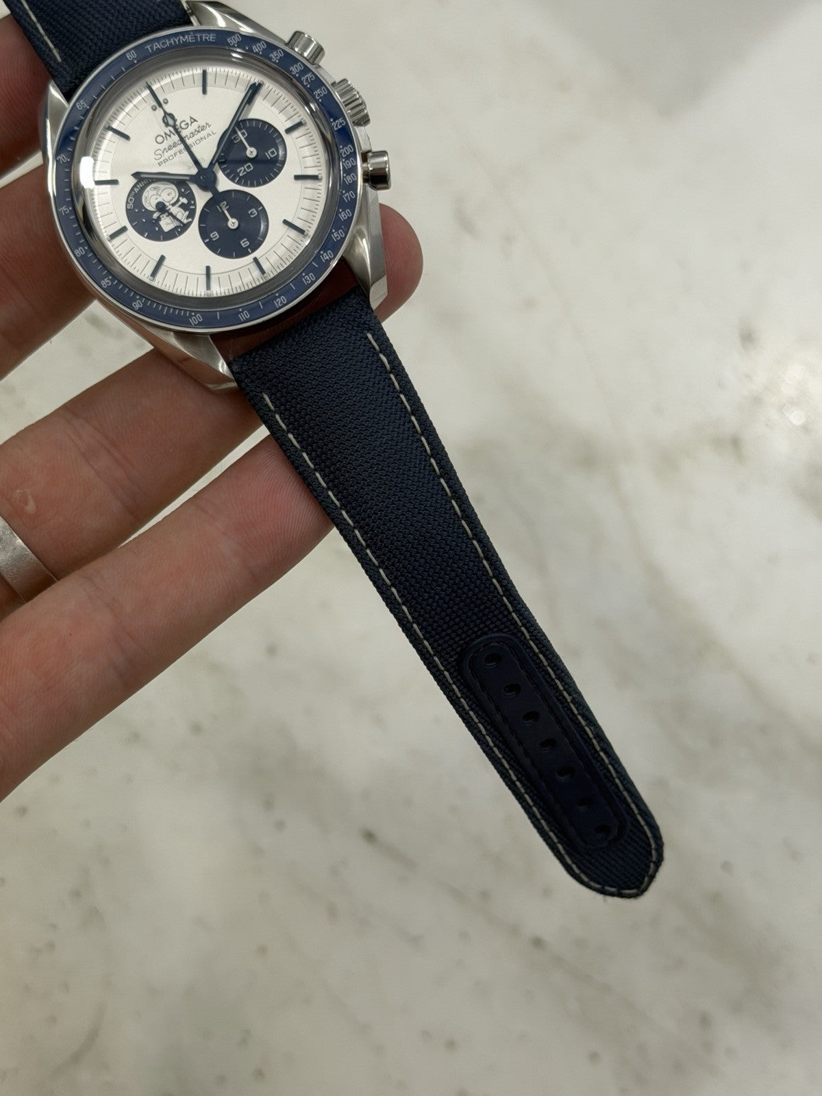 Omega Speedmaster Snoopy Steel Blue 42mm Manual Men's Watch 310.32.42.50.02.001