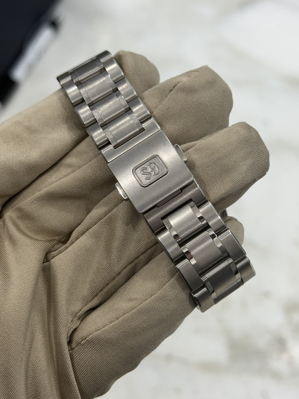 Grand Seiko Spring Drive Snowflake Date Watch SBGA211 Titanium  - Box/Paper