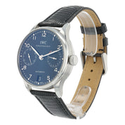 IWC Portuguese Stainless Steel Black Dial 42mm Automatic Movement Mens IW500109