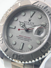 Rolex Yacht-Master Stainless Steel Silver Dial 40mm Automatic Mens Watch 16622