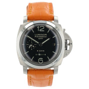 Panerai Luminor 1950 8 Days Steel Black Dial 44mm Manual Wind Mens PAM00233
