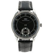 IWC Portugiesser Black Dial Stainless Steel Manual Wind Men’s Watch IW544501