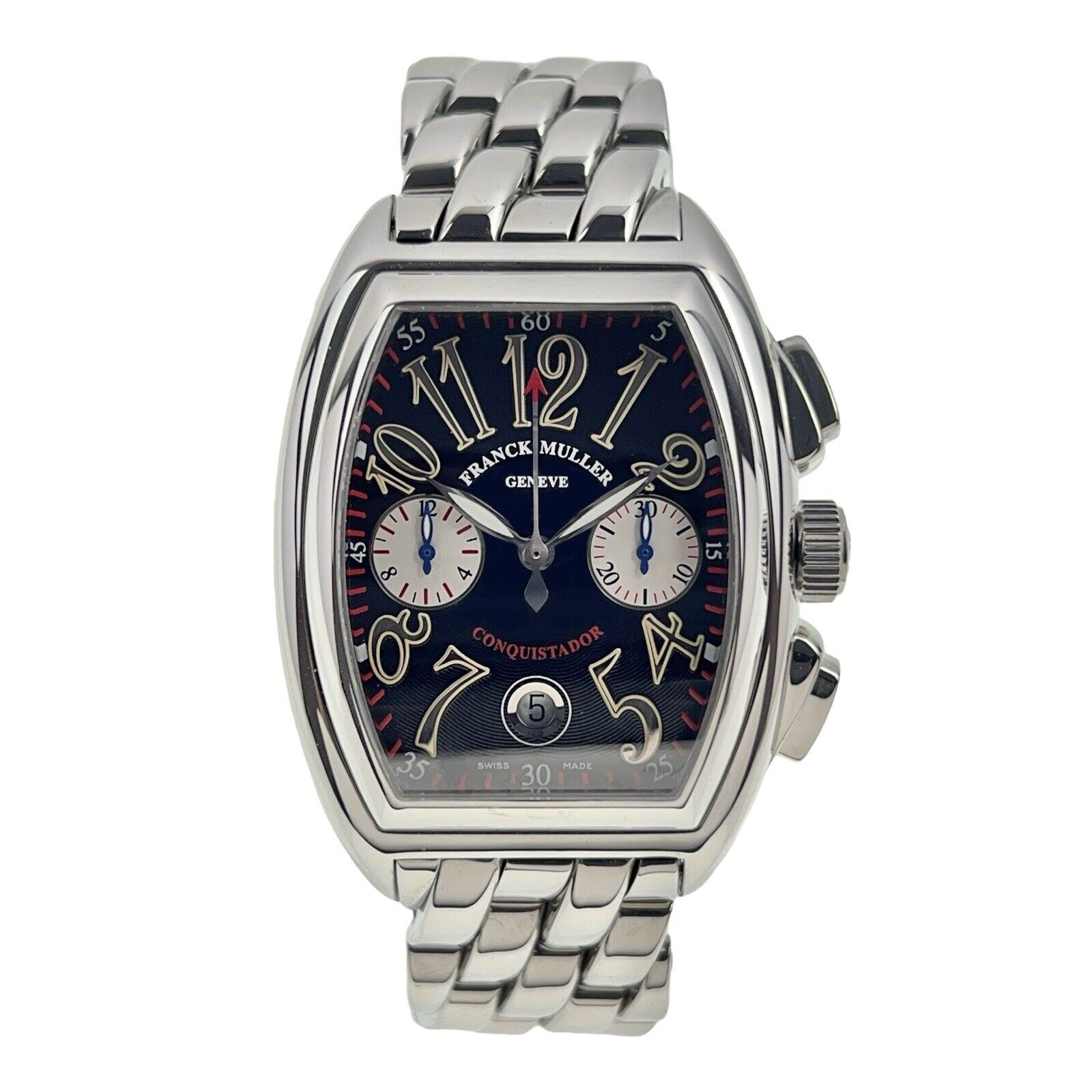 Franck Muller Conquistador Chronograph Steel Automatic Men’s Watch 8002CC