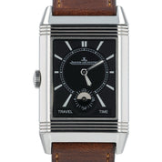 Jaeger-LeCoultre Reverso Silver & Black Dial Steel 28mm Manual Wind Q3848422