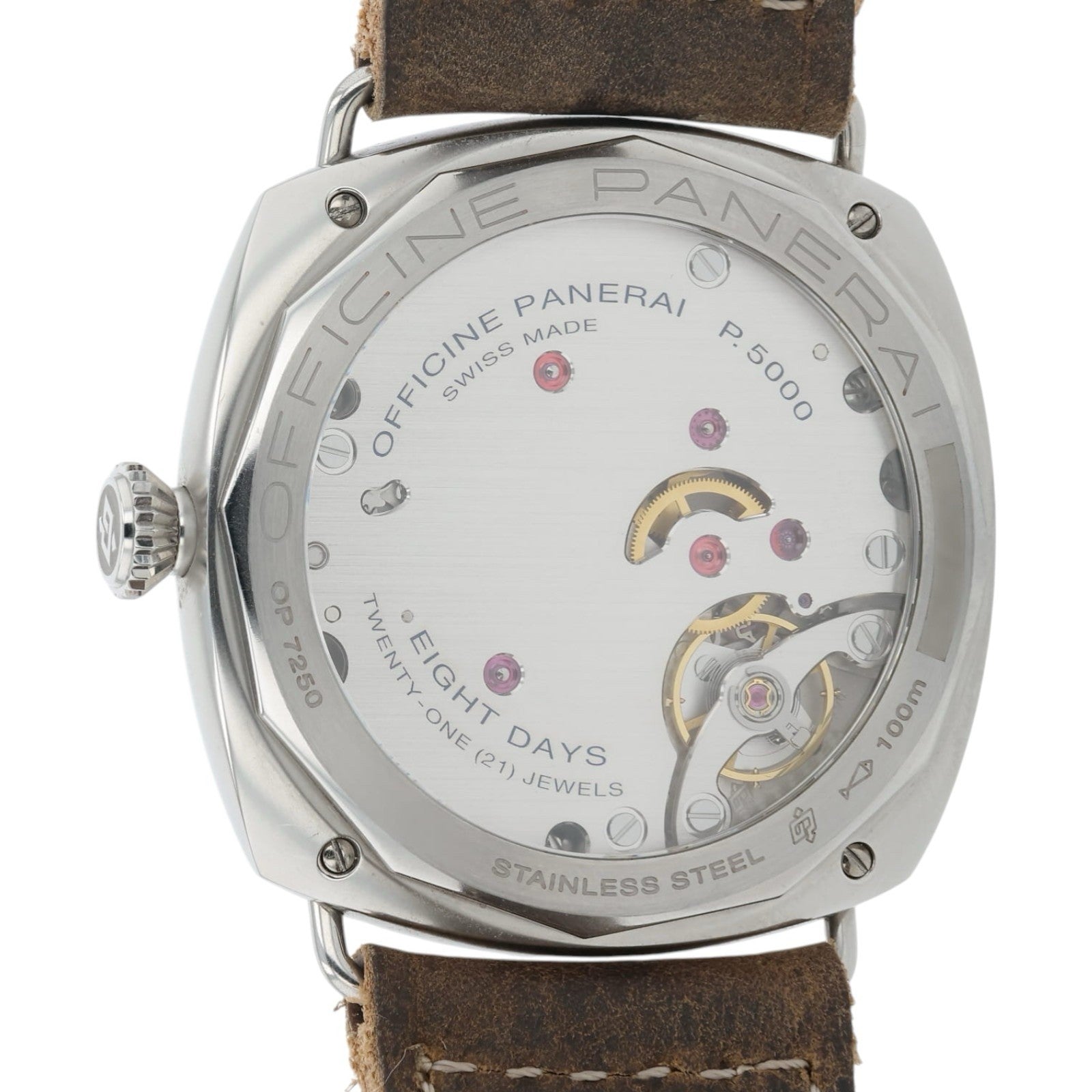 Panerai Radiomir Black Dial Stainless Steel 45mm Manual Wind Mens Watch PAM00992