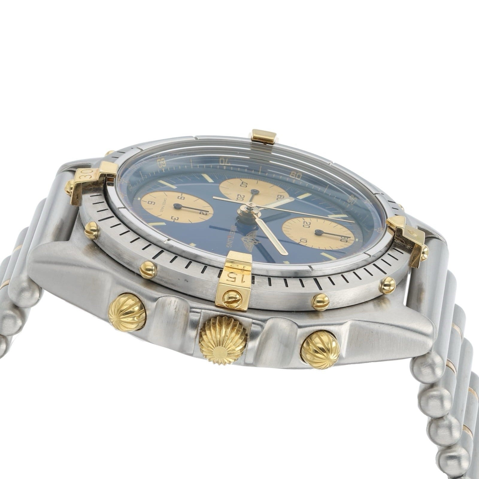 Breitling Chronomat Stainless Steel Blue Dial 40mm Automatic Men’s Watch 81950