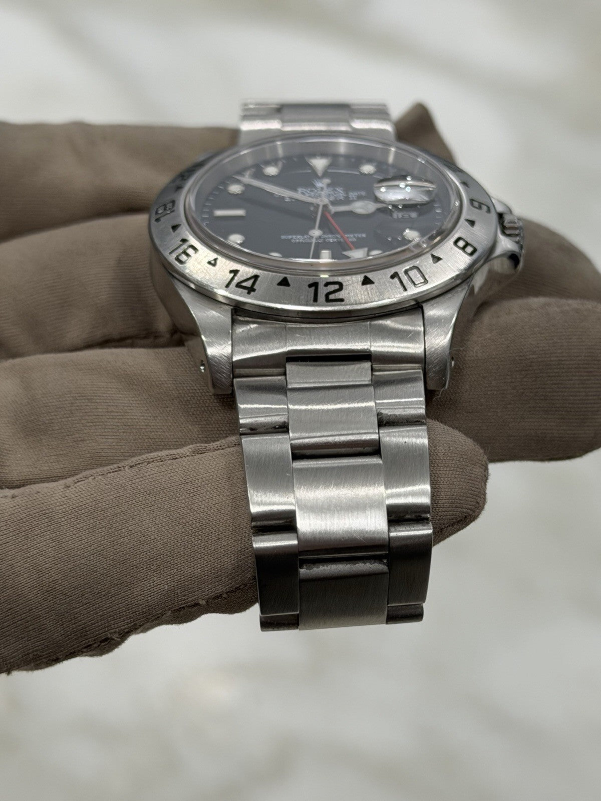 Rolex Explorer II Stainless Black Dial 40mm Automatic Men's Watch 16570