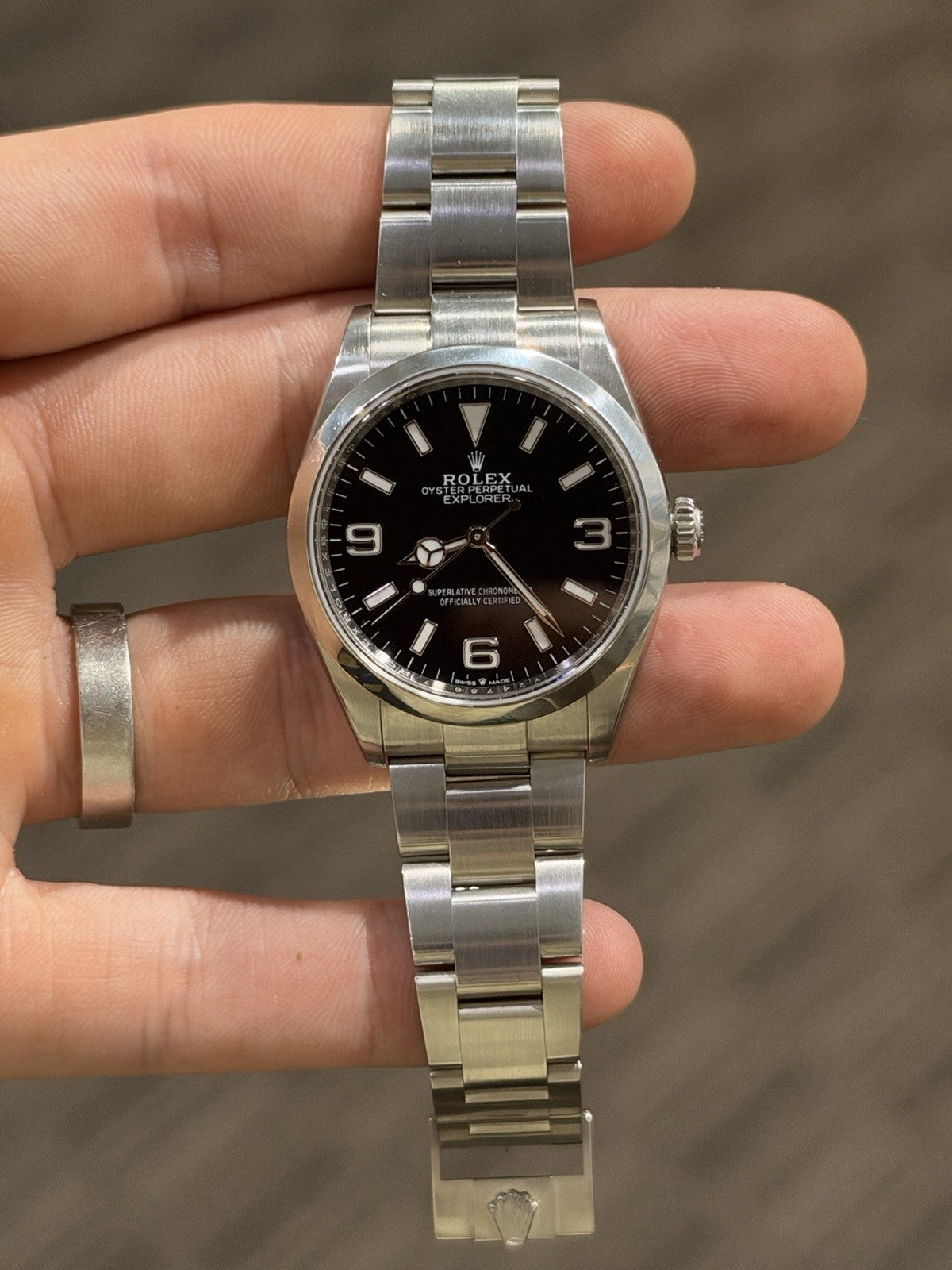 2024 Rolex Explorer Steel Black 36mm Automatic Men’s Watch 124270 - Box/Papers