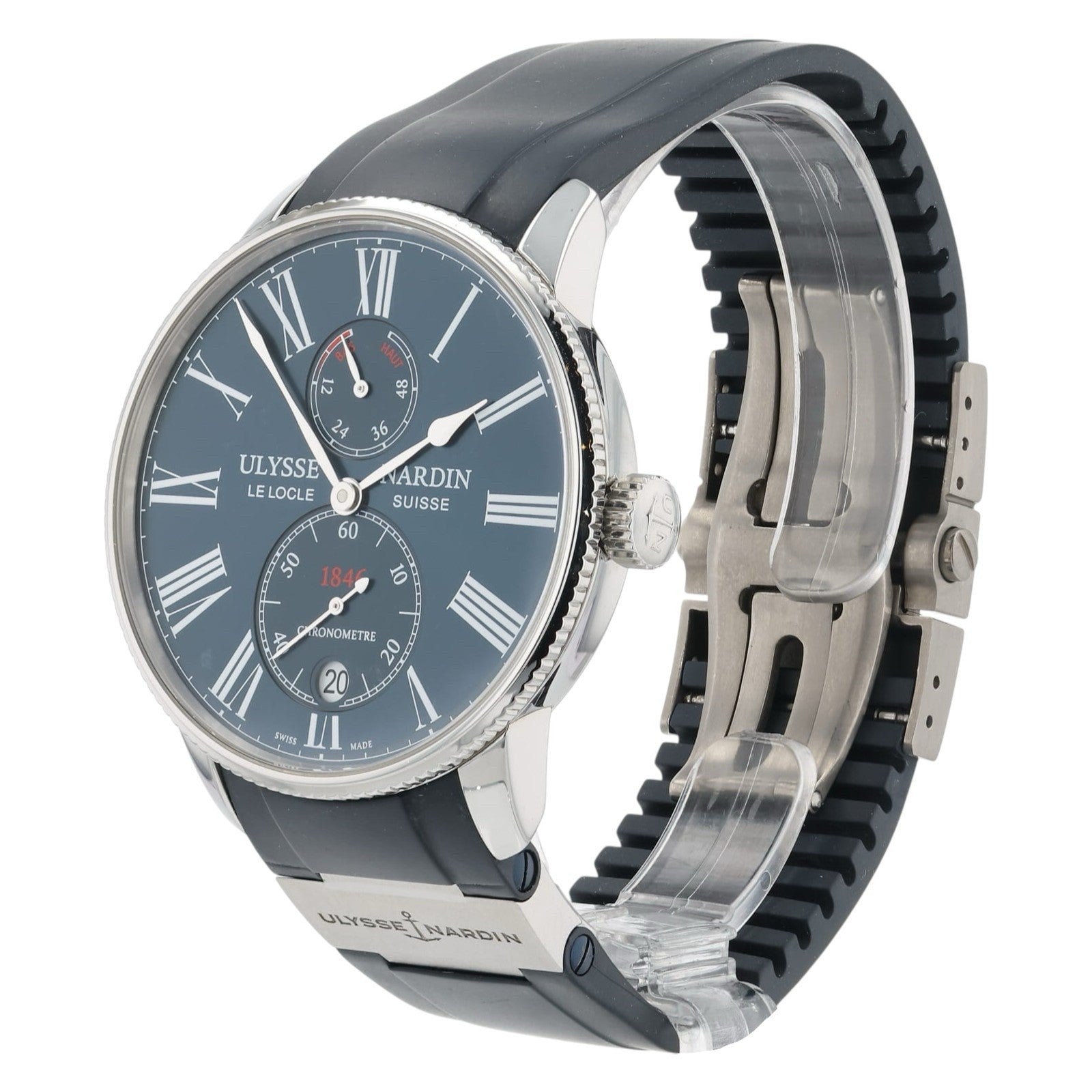 Ulysse Nardin Marine Torpilleu Blue Dial Steel 42mm Automatic Men’s 1183-310