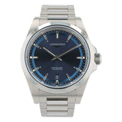 Longines Conquest Stainless Steel Blue Dial 38mm Automatic Mens Watch L3.720.4