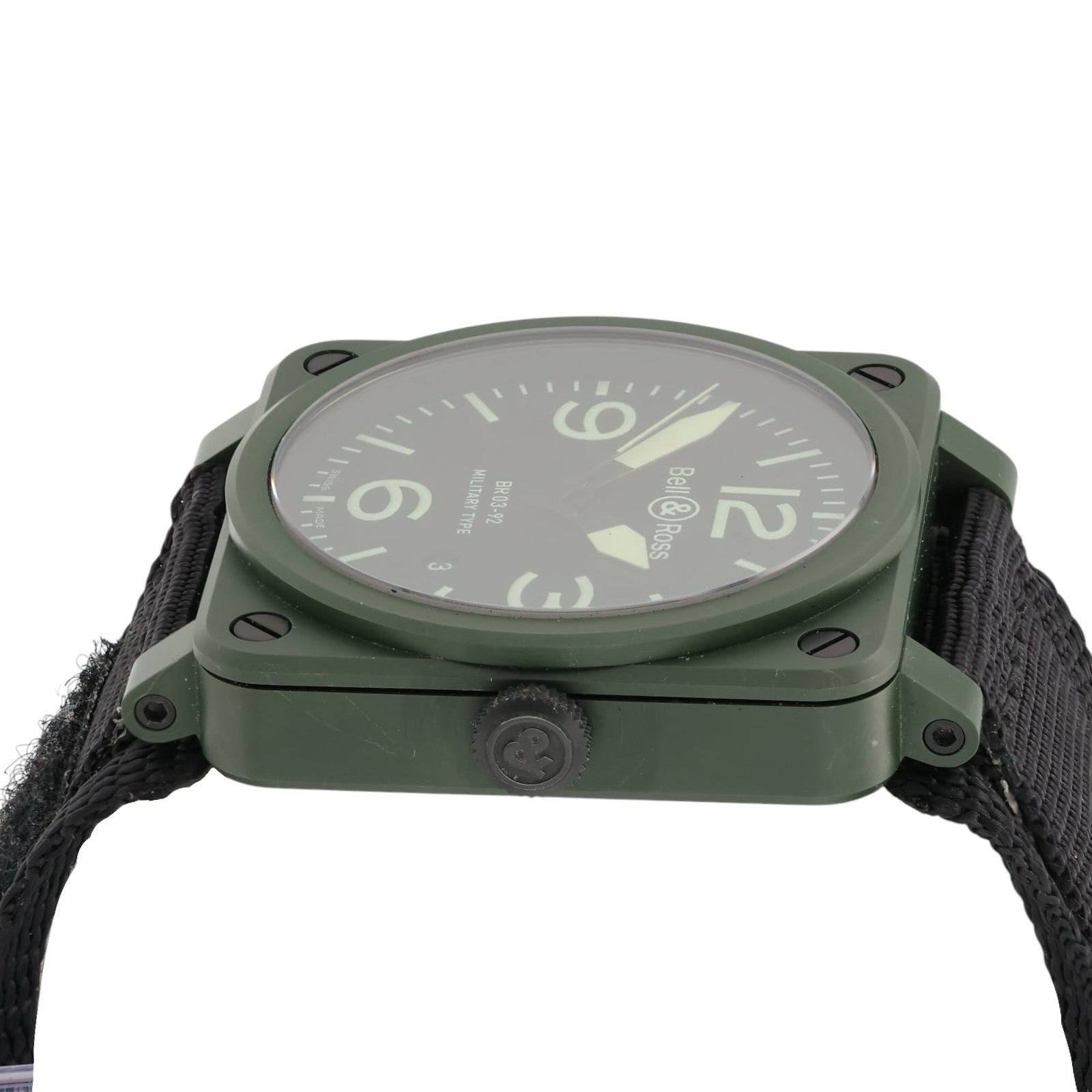 Bell & Ross Black Dial Green Ceramic 42mm Automatic Men’s Watch BR03-92-CK