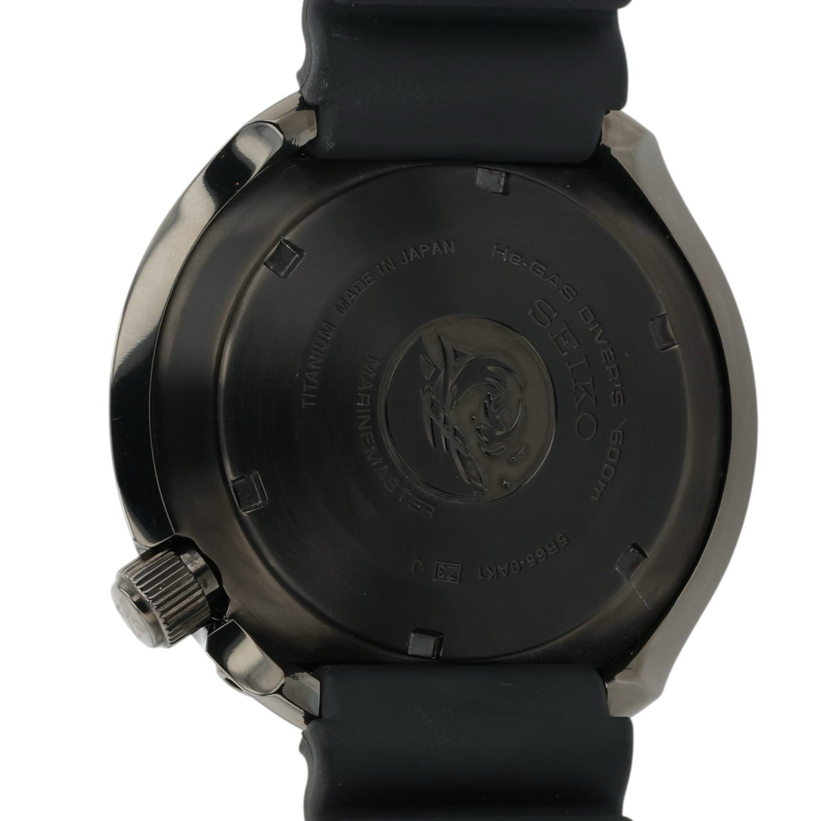 Seiko Marinemaster Black Dial Titanium 50mm Automatic Men’s Watch SBDB013