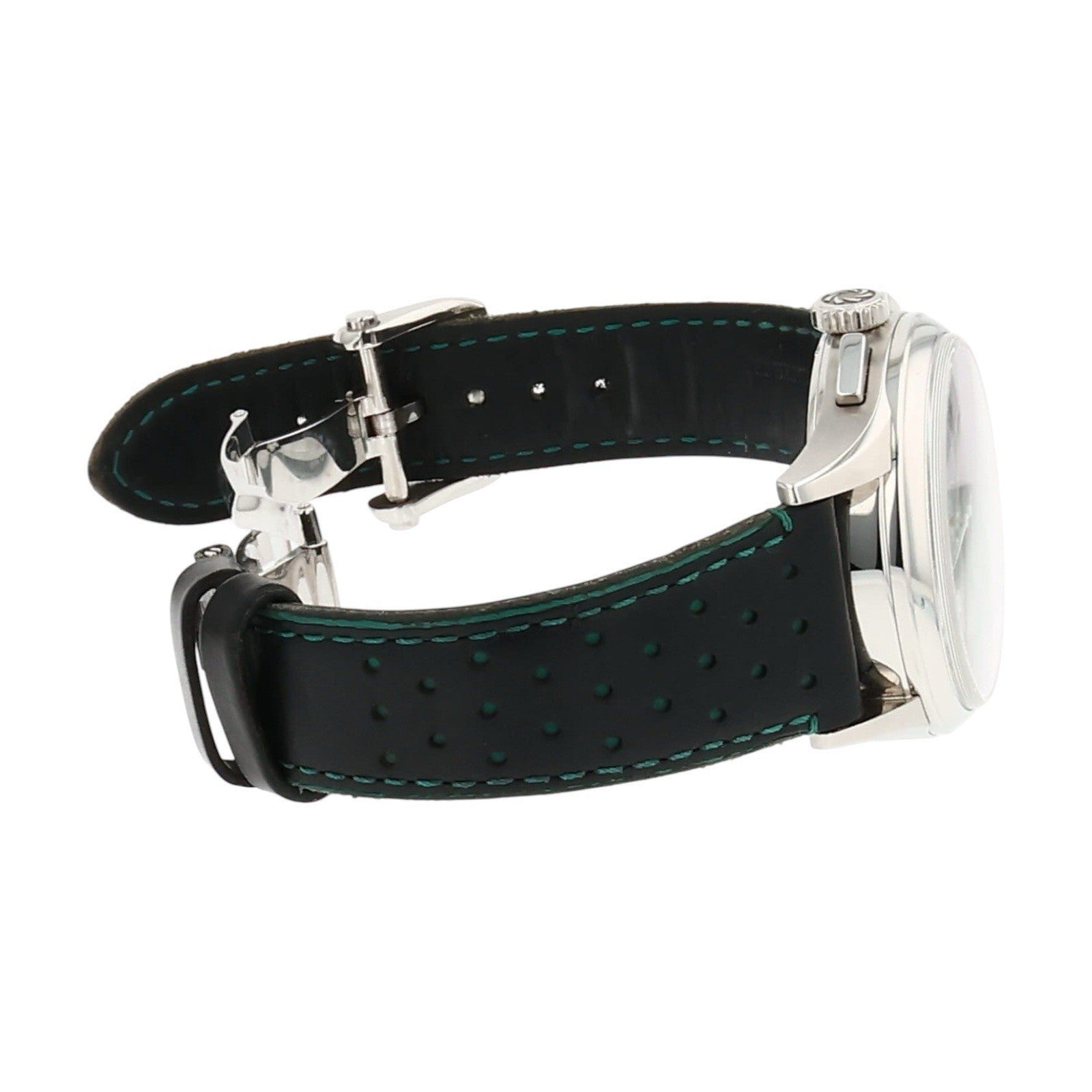 Bucherer Heritage “New York” Green Dial 41mm Stainless Watch 00.10803.08.92.81