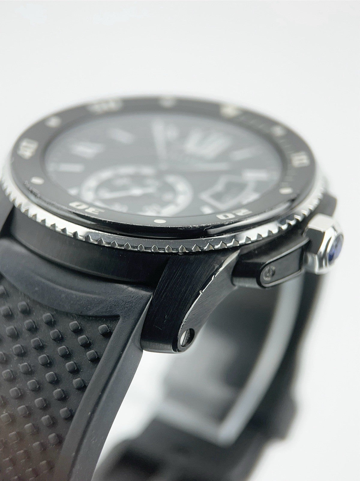 Cartier Calibre Stainless Steel Black Dial 42mm Automatic Mens Watch WSCA0006