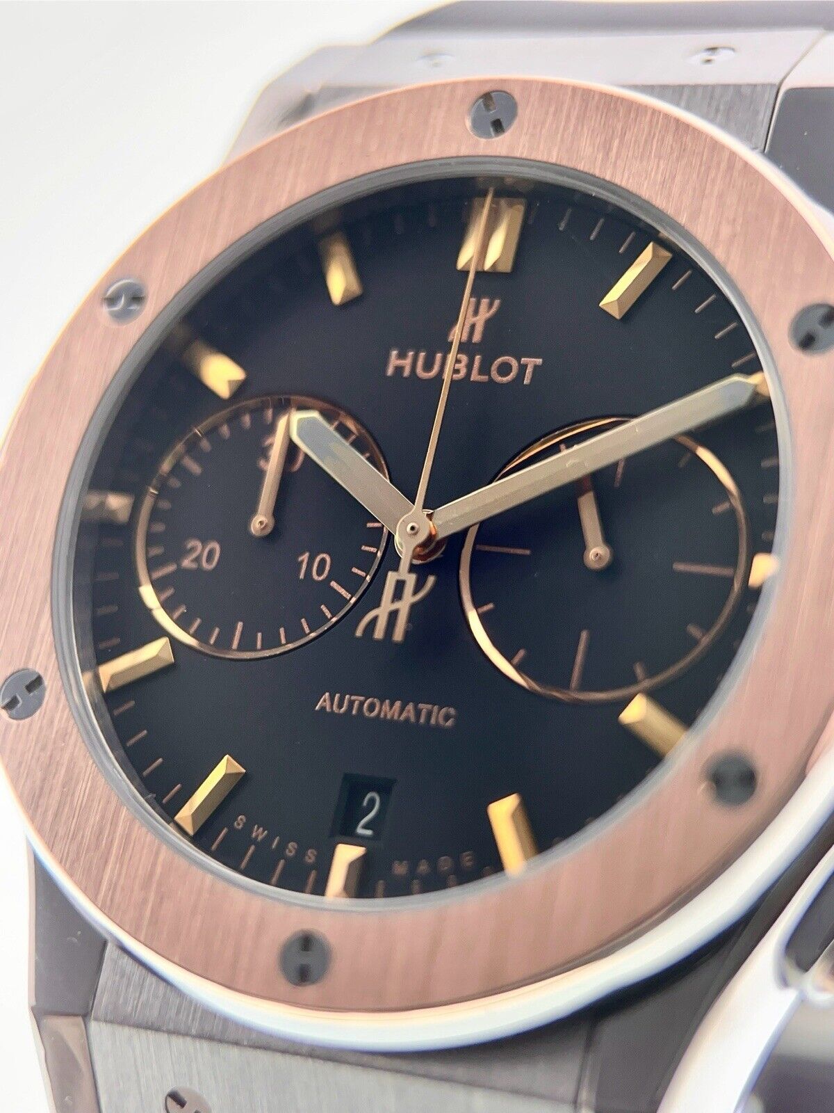 Hublot Classic Fusion Chronograph Steel and Gold 45mm Watch 521.NO.1181.RX