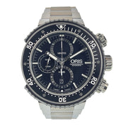 Oris ProDiver Chronograph Titanium Black Dial 51mm Automatic Mens Watch 7727