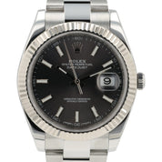 Rolex Datejust Rhodium Dial Stainless Steel 41mm Automatic Mens Watch 126334