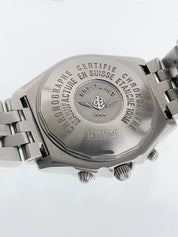 Breitling Blackbird Stainless Steel Black Dial 39mm Automatic Mens Watch A13350