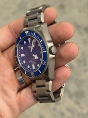 Tudor Pelagos Date Blue Dial Titanium Automatic Mens Watch 25600TB - Watch Only
