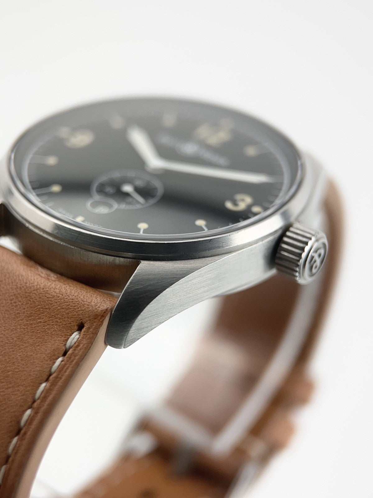 Bell & Ross Vintage Stainless Steel Black Dial 38mm Automatic Men’s Watch BR123