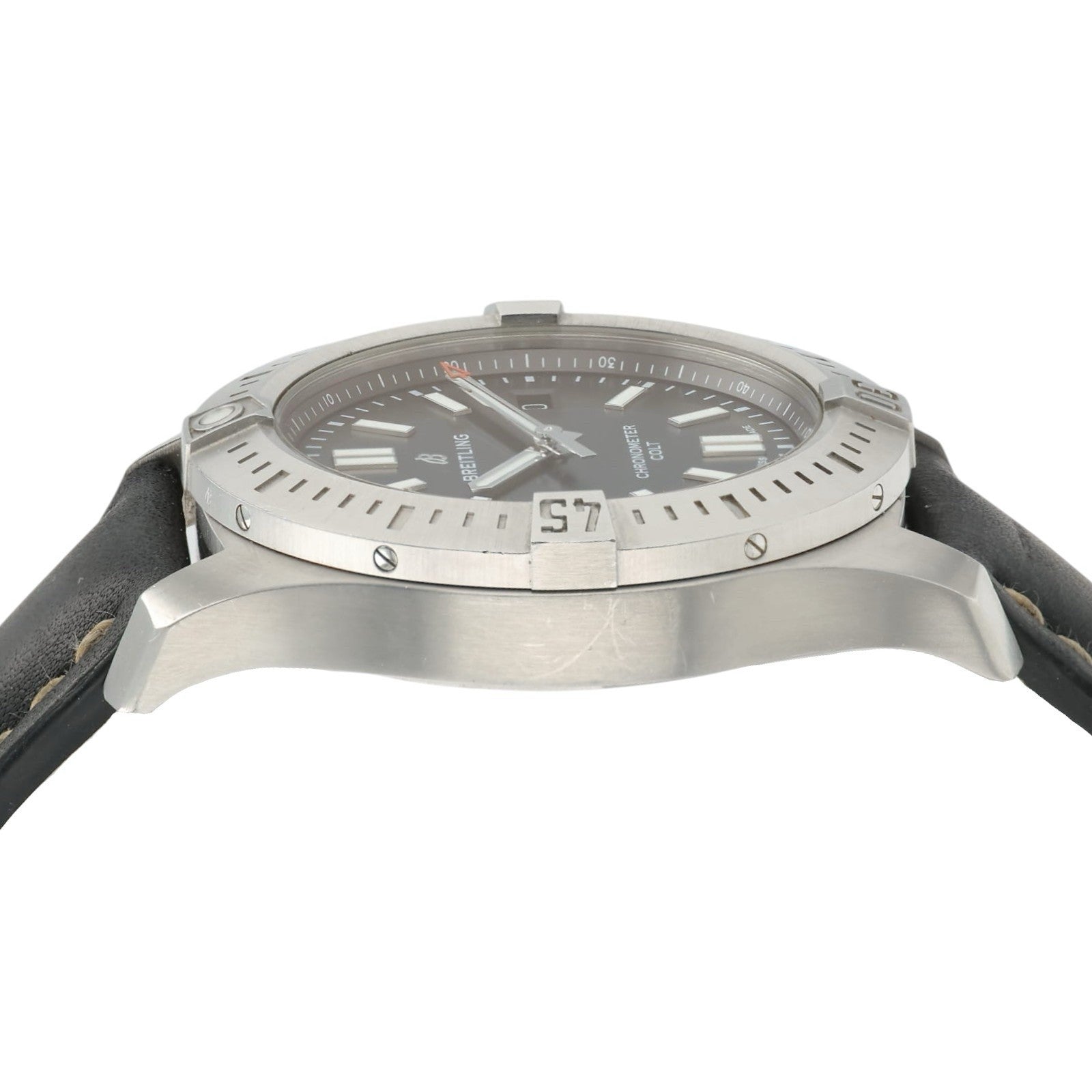 Breitling Colt Black Dial Stainless Steel 44mm Automatic Men’s Watch A17388