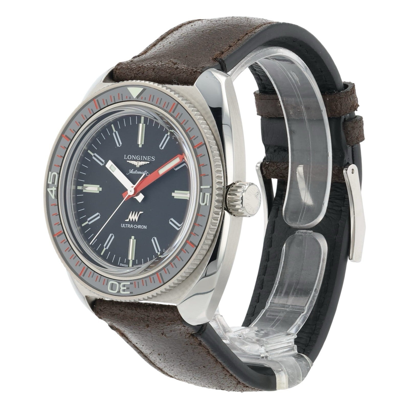 2026 NEW Longines Ultra-Chron Stainless Steel Black Dial 43mm Mens L28364528