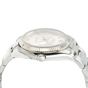 Rolex Date Silver Dial Stainless Steel 34mm Automatic Unisex Watch 115234