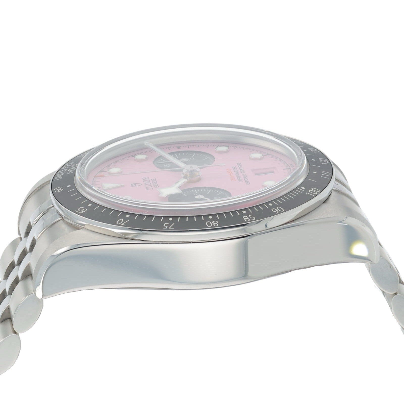 Tudor Black Bay Chrono Stainless Steel Pink Dial 41mm Auto Mens Watch 79360-0019