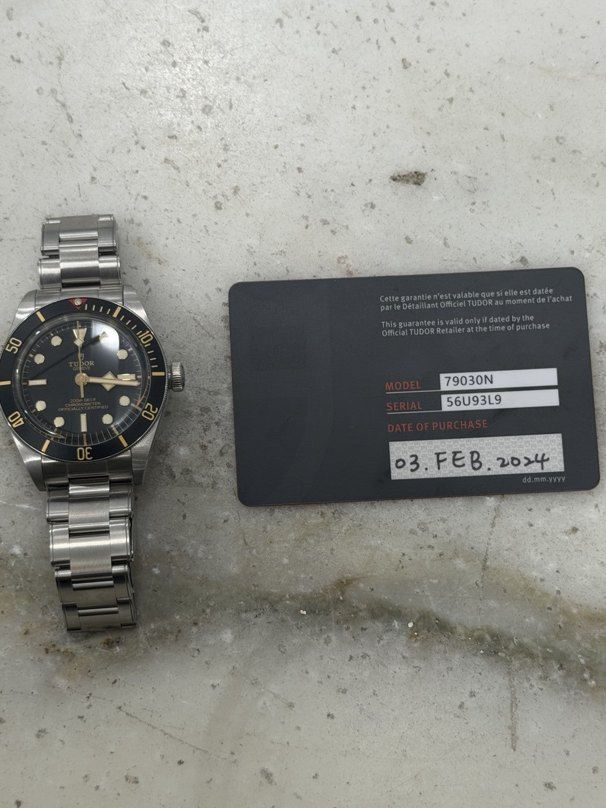 2024 Tudor Black Bay 58 Men's Watch 79030N 39mm Automatic Watch - Box and Papers
