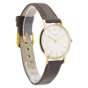 Patek Philippe Vintage 18k Yellow Gold Silver Dial 33mm Manual Wind Mens 3537
