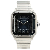 Cartier Santos Blue Dial Stainless Steel 39x40mm Automatic Mens Watch WSSA0030