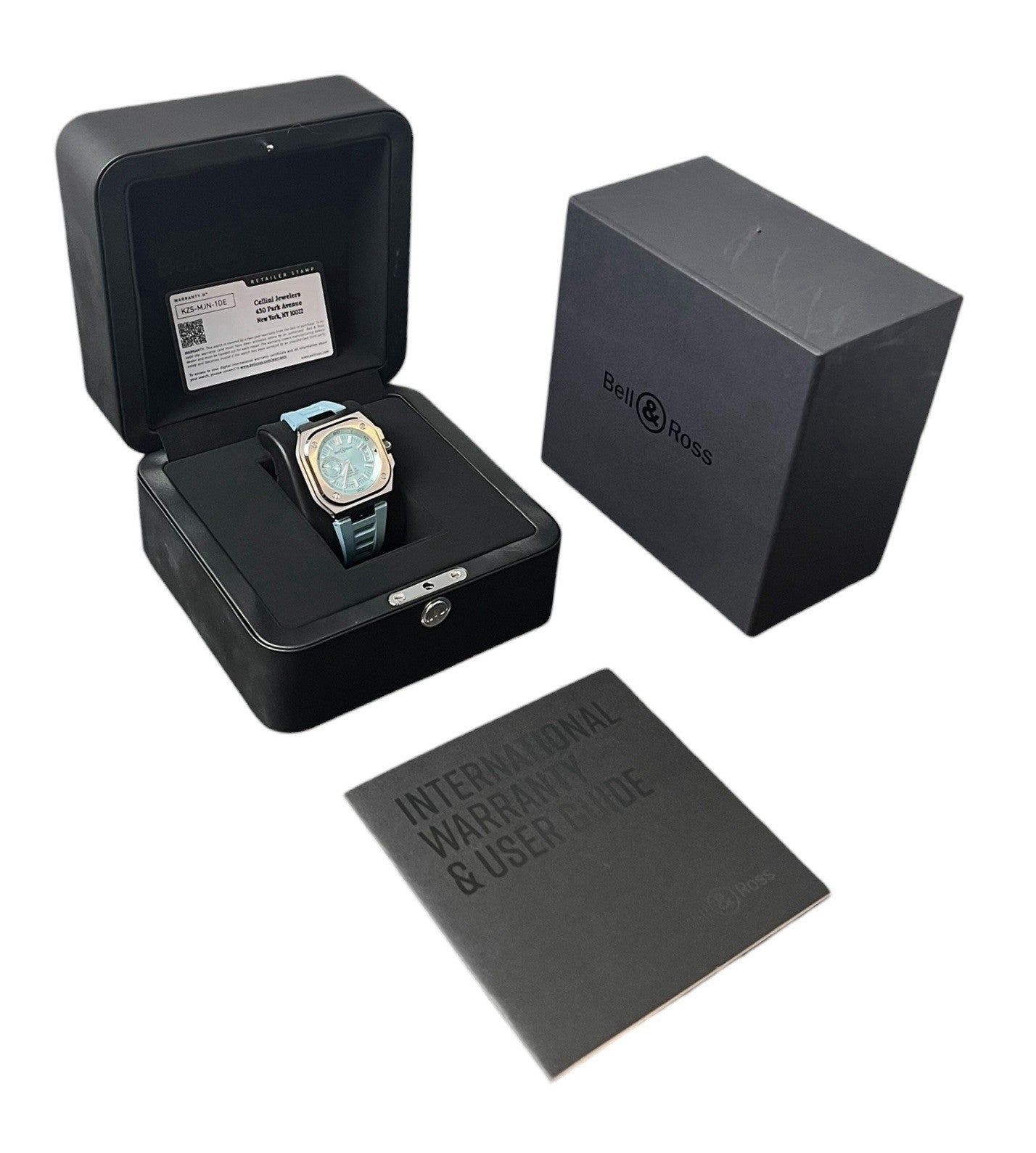 Bell & Ross BR-X5 Ice Blue Steel Automatic Men's Watch BRX5R-IB-ST/SRB-PO