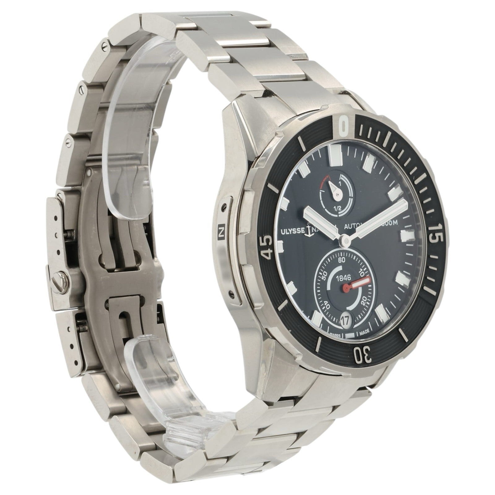 Ulysse Nardin Diver Black Dial Titanium 44mm Automatic Movement Men’s 1183-170