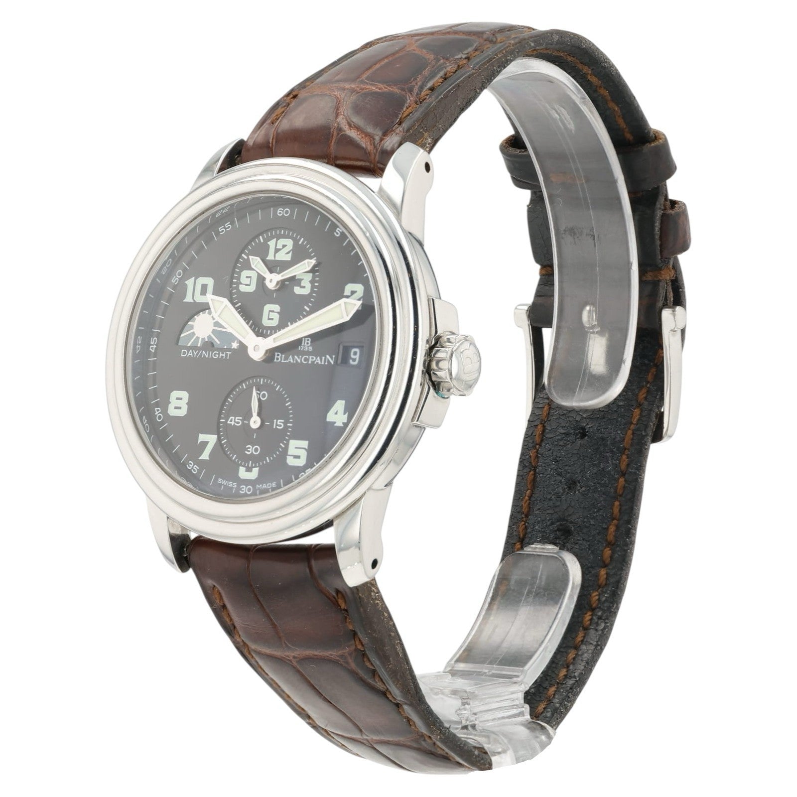 Blancpain Leman Black Dial Stainless Steel 38mm Automatic Men’s 2160.1130.53
